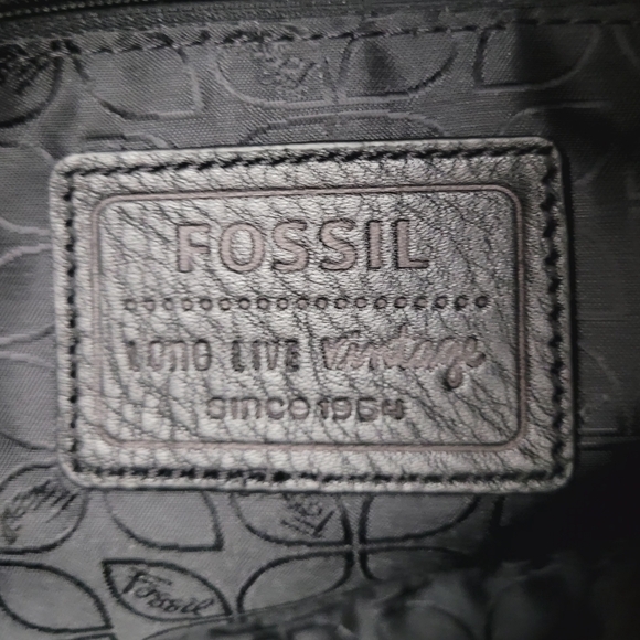 NWOT FOSSIL PATCHWORK BAG - Picture 5 of 15